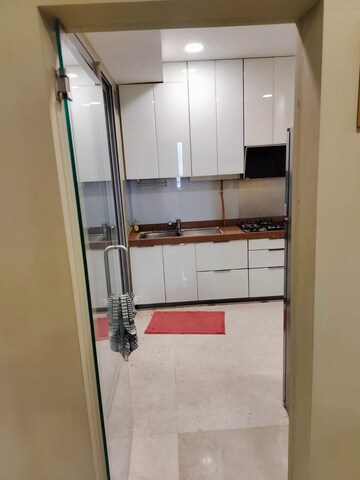 Kitchen in 3 BHK Apartment at Oberoi Realty Exquisite, Goregaon East – for Rent