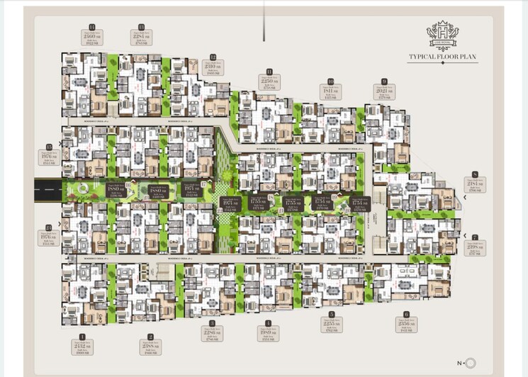 Master Plan, lakdi ka pul 4 Bedroom 2430 Sq.Ft. Apartment In Lakdi Ka Pul Hyderabad 7890779