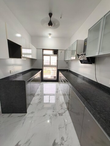 Kitchen in 3 BHK Apartment at Raheja Ridgewood, Goregaon East – for Rent