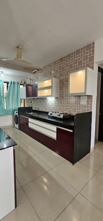 Kitchen in 3 BHK Apartment at Nanded City Asawari, Nanded – for Rent