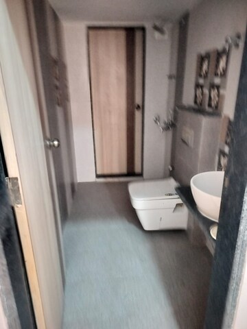 Bathroom in 2 BHK Apartment at Jangid Galaxy, Ghodbunder Road – for Rent