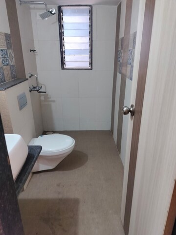 Bathroom in 2 BHK Apartment at Jangid Galaxy, Ghodbunder Road – for Rent