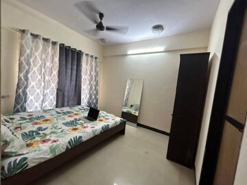 Bedroom in 1 BHK Apartment at Agarwal Vrindavan Gardens, Vasai East – for Rent