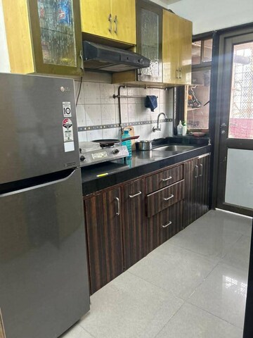Kitchen in 1 BHK Apartment at Agarwal Vrindavan Gardens, Vasai East – for Rent