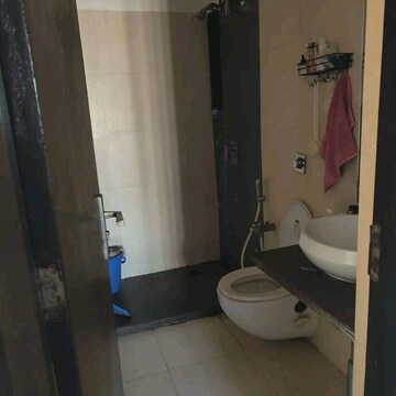 Bathroom in 1 BHK Apartment at DGS Sheetal Heights, Vasai East – for Rent