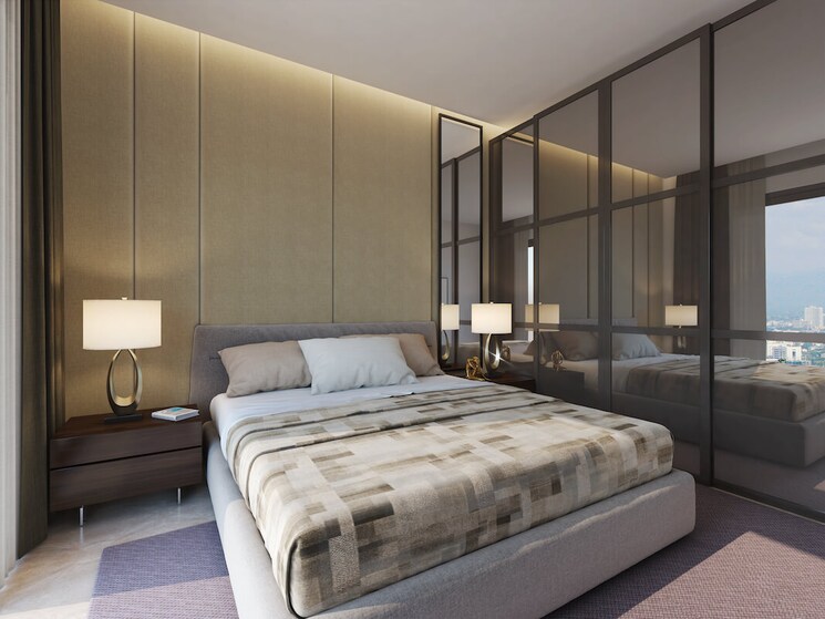 Bedroom, puravankara-purva-atmosphere 2 Bedroom 1322 Sq.Ft. Apartment In Thanisandra Main Road Bangalore 7891200