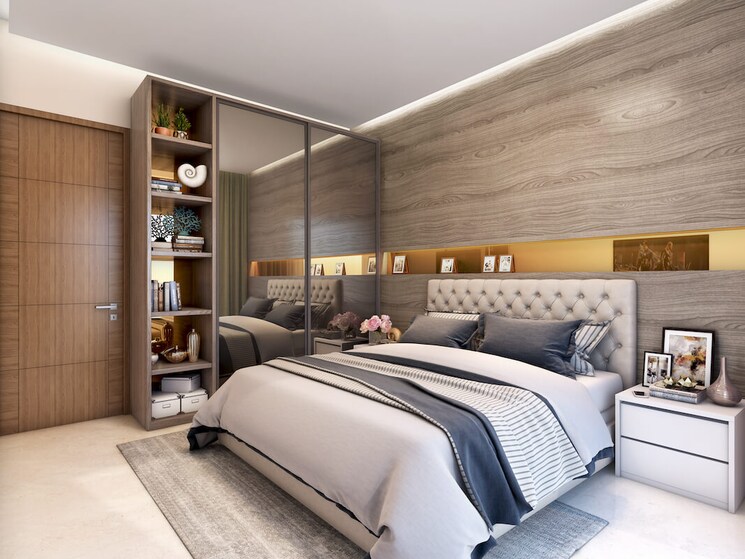 Bedroom, puravankara-purva-atmosphere 3 Bedroom 1680 Sq.Ft. Apartment In Thanisandra Main Road Bangalore 7891215