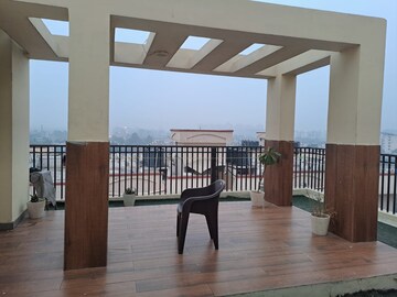 Staircase in 4 BHK Apartment at Sushma Crescent, Dhakoli Village – for Rent
