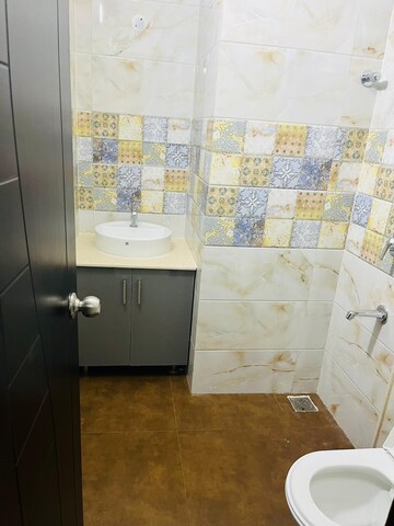 Bathroom in 3 BHK Apartment at Sushma Crescent, Dhakoli Village – for Rent