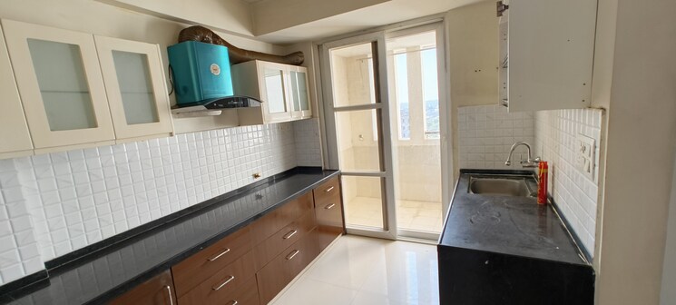 Kitchen, cedar-luxuria 3 Bedroom 1958 Sq.Ft. Apartment In Sanganer Jaipur 7891482