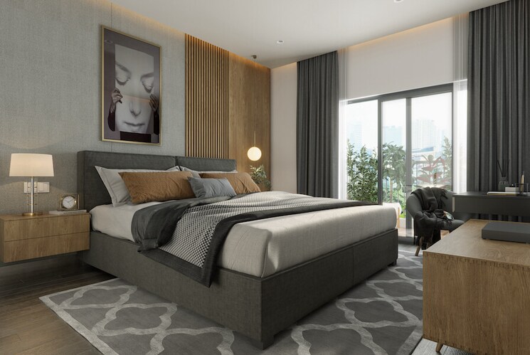 Bedroom, purva-park-hill 3 Bedroom 1938 Sq.Ft. Apartment In Kanakapura Road Bangalore 7891525