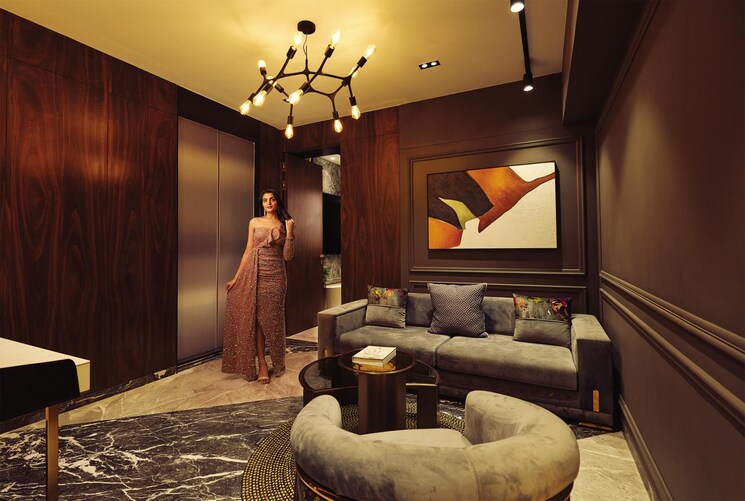 Living Room, ruparel-jewel 3 Bedroom 1019 Sq.Ft. Apartment In Parel Mumbai 7891724