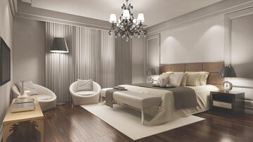 Bedroom in 4 BHK Apartment at Ruparel Jewel, Parel – for Sale