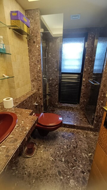 Bathroom in 4 BHK Apartment at Khar West – for Rent