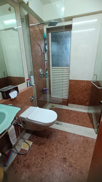Bathroom in 4 BHK Apartment at Khar West – for Rent
