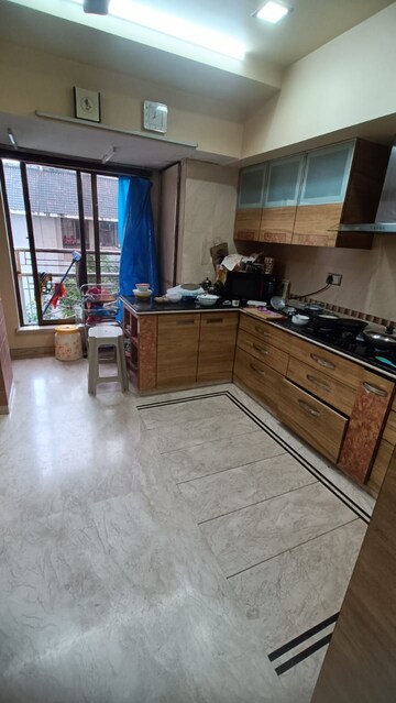 Kitchen in 4 BHK Apartment at Khar West – for Rent