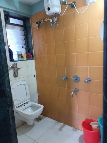 Bathroom in 2 BHK Apartment at Everest World Morning Glory CHS Ltd, Kolshet Road – for Rent