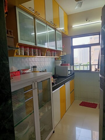 Kitchen in 2 BHK Apartment at Everest World Morning Glory CHS Ltd, Kolshet Road – for Rent