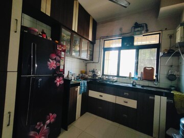 Kitchen in 3 BHK Apartment at Sanskar Apartments, Kopar Khairane – for Sale