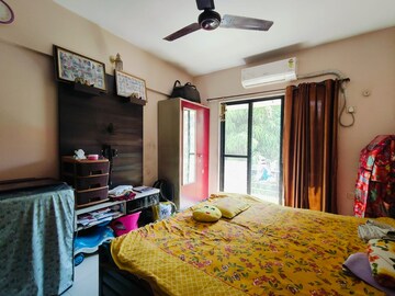 Bedroom in 3 BHK Apartment at Sanskar Apartments, Kopar Khairane – for Sale