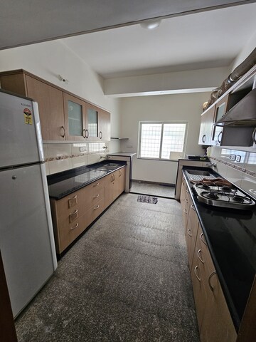 Kitchen in 3 BHK Apartment at Orchid View, Sadashiva Nagar – for Rent
