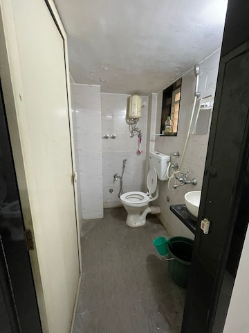 Attached Bathroom in 2 BHK Apartment at Akashganga Complex Kavesar, Kavesar – for Sale