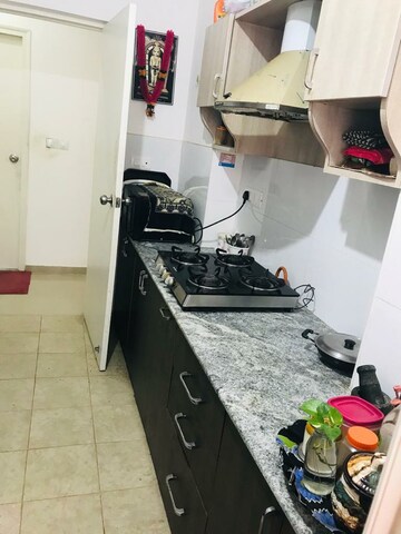 Kitchen in 3 BHK Apartment at DLF Westend Heights New Town, Akshayanagar – for Rent