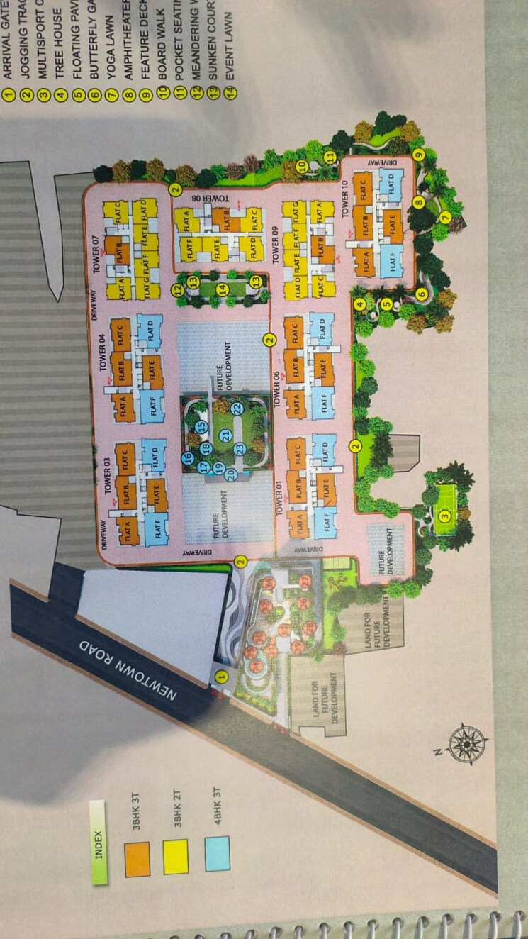 Master Plan, rajarhat road 4 Bedroom 1544 Sq.Ft. Apartment In Rajarhat Road Kolkata 7892513