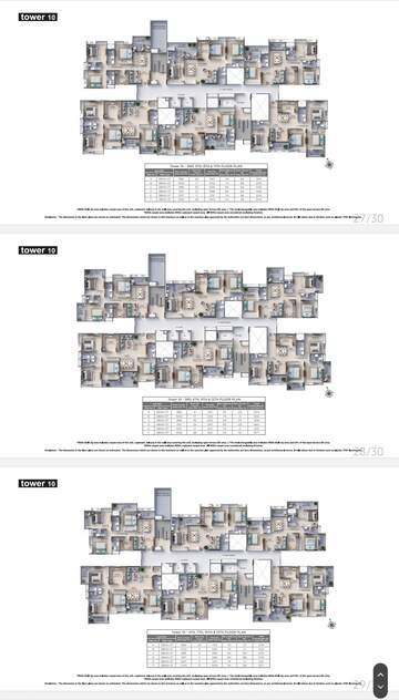Floor Plan in 4 BHK Apartment at Rajarhat Road – for Sale