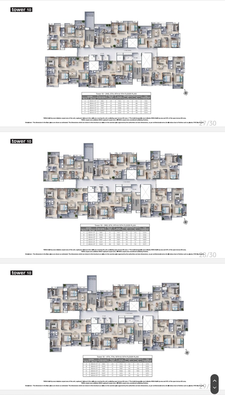 Floor Plan, rajarhat road 4 Bedroom 1544 Sq.Ft. Apartment In Rajarhat Road Kolkata 7892513
