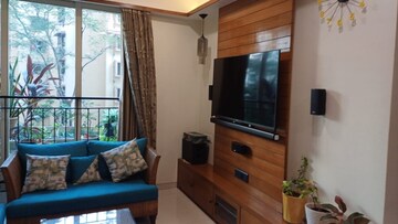 Living Room in 3 BHK Apartment at Rustomjee Hazel, Majiwada – for Sale