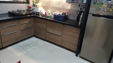 Kitchen in 3 BHK Apartment at Rustomjee Hazel, Majiwada – for Sale
