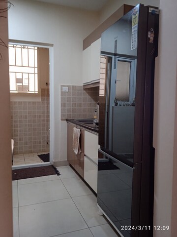 Kitchen in 2.5 BHK Apartment at Shriram Luxor, Hennur Road – for Rent