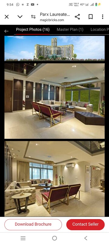 Kitchen in 4 BHK Apartment at Gulshan Dynasty, Sector 144 – for Rent