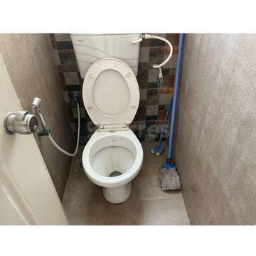 Bathroom in 1 BHK Apartment at Arihant Anaika Phase 2, Ghot – for Rent