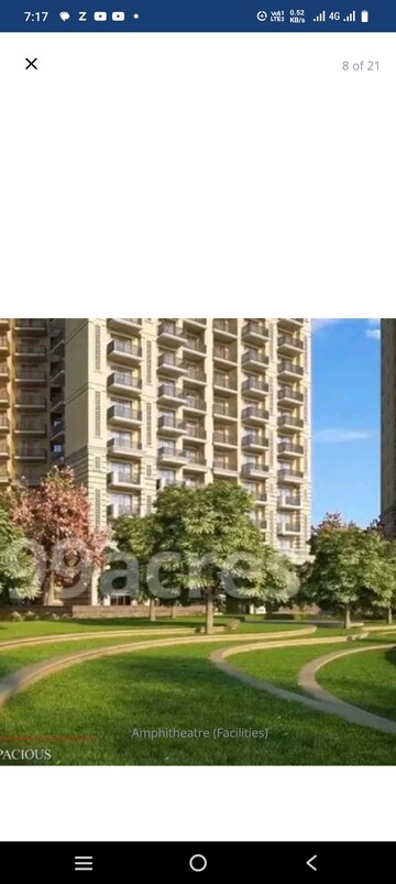 4 BHK Apartment – Exterior View View at Sunworld Arista, Sector 168 - for Rent
