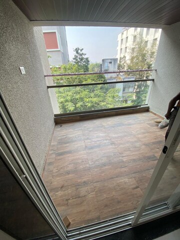 Balcony in 2 BHK Apartment at Vyas Aasawari CHS, Ideal Colony – for Rent