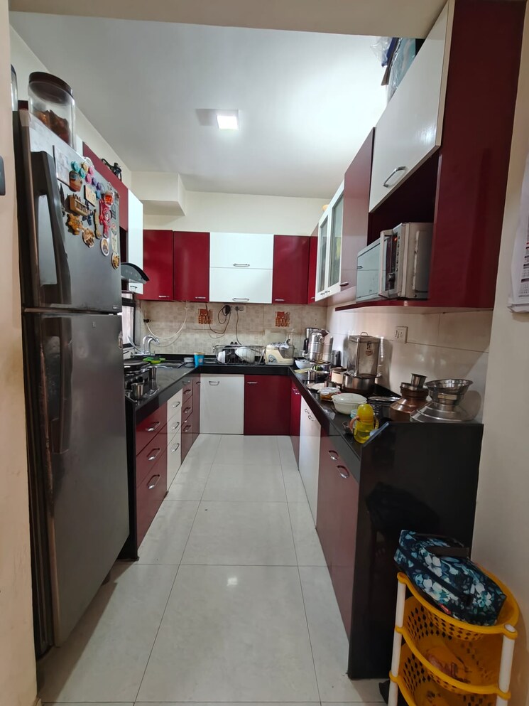 Kitchen, cosmos-park 2 Bedroom 650 Sq.Ft. Apartment In Ghodbunder Road Thane 7893346
