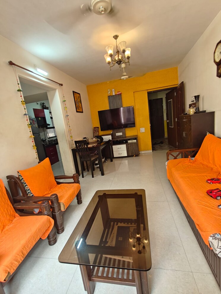 Living Room, cosmos-park 2 Bedroom 650 Sq.Ft. Apartment In Ghodbunder Road Thane 7893366