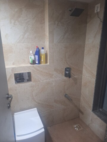 Bathroom in 2 BHK Apartment at Kanakia Silicon Valley, Powai – for Rent