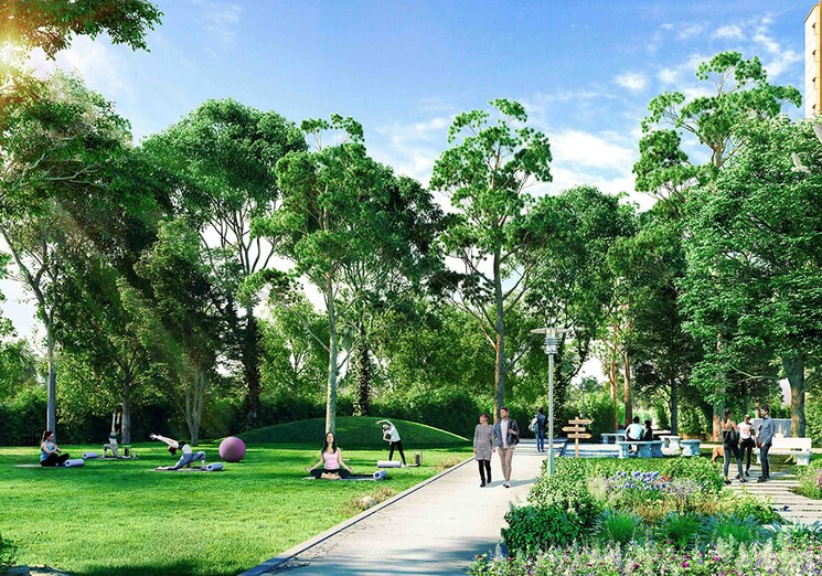 Garden, shriram-wyt-field 2 Bedroom 745 Sq.Ft. Apartment In Budigere Bangalore 7893578