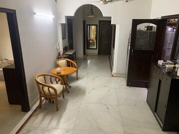 Living Room in 4 BHK Builder Floor at Green Park Extension – for Sale