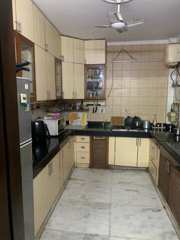 Kitchen in 4 BHK Builder Floor at Green Park Extension – for Sale
