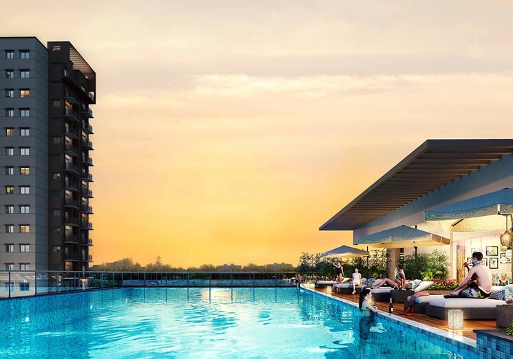 Swimming Pool, shriram-wyt-field 2 Bedroom 780 Sq.Ft. Apartment In Budigere Bangalore 7893594