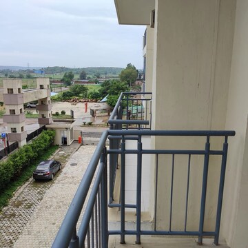 Balcony in 2 BHK Apartment at Godrej Meridien, Mohammad Heri Village – for Rent