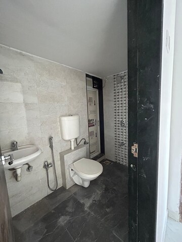 Bathroom in 1 BHK Apartment at Shree Pancham Mira Road, Mira Road – for Rent