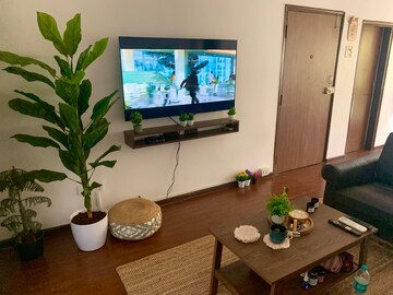 Living Room in 2 BHK Apartment at Casa Maria Apartment, Bandra West – for Rent