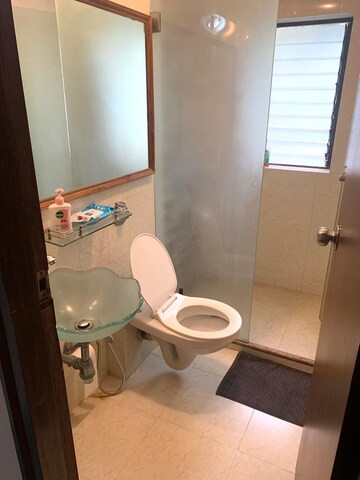 Bathroom in 2 BHK Apartment at Casa Maria Apartment, Bandra West – for Rent