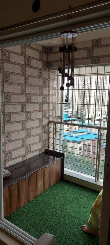 Balcony in 2 BHK Apartment at Lalani Residency, Kavesar – for Rent