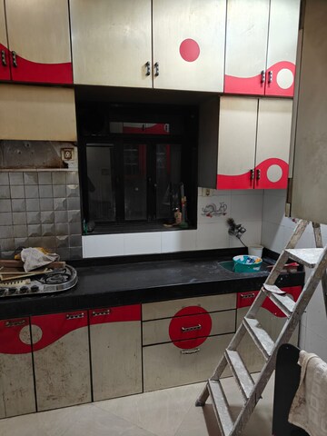 Kitchen in 2 BHK Apartment at Satyam Shivam Sundaram CHS Sion, Sion – for Rent